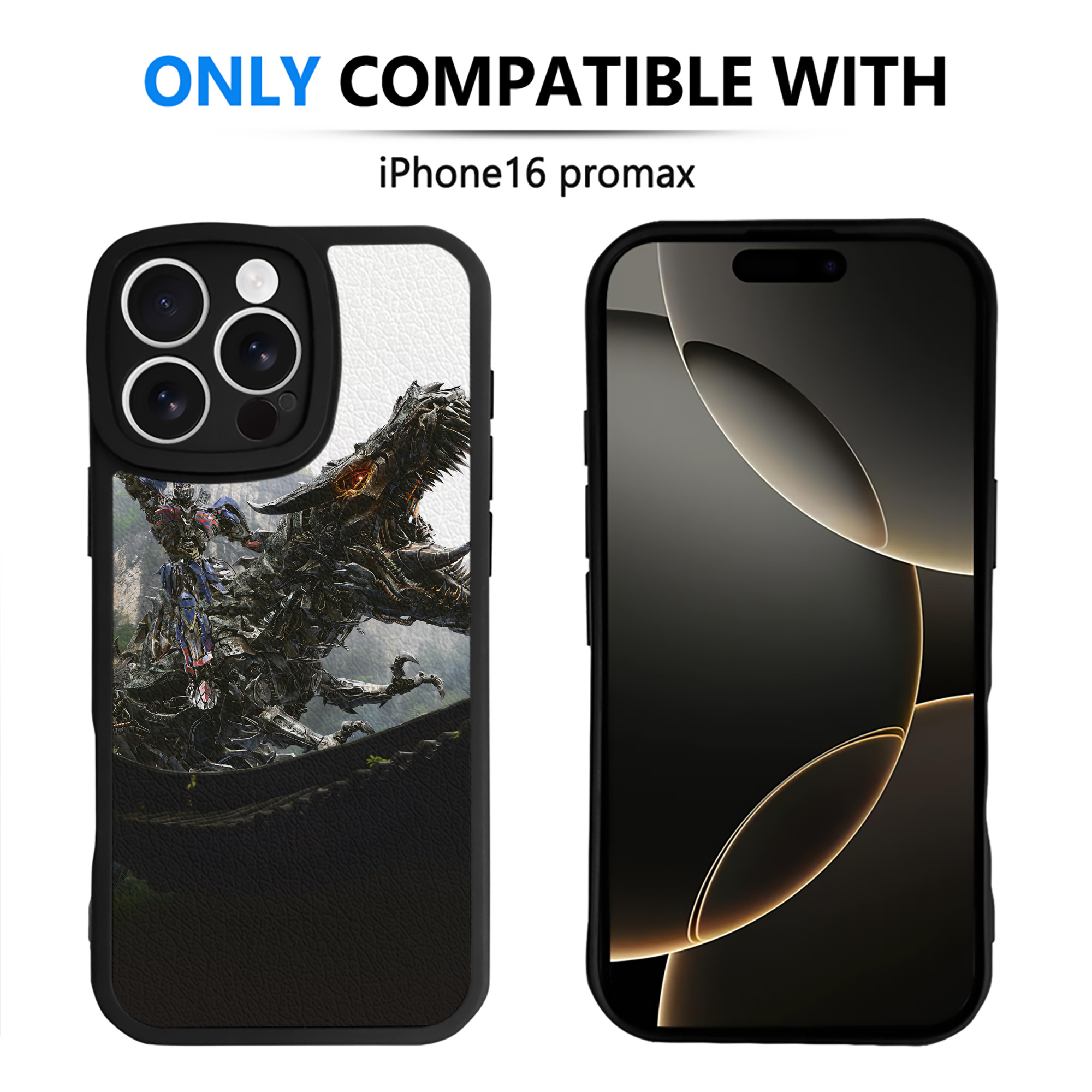 （画像用） Transformers トランスフォーマー 【iPhone 16シリーズ対応】シリコンスマホケース（レザー調） 材質：シリコン